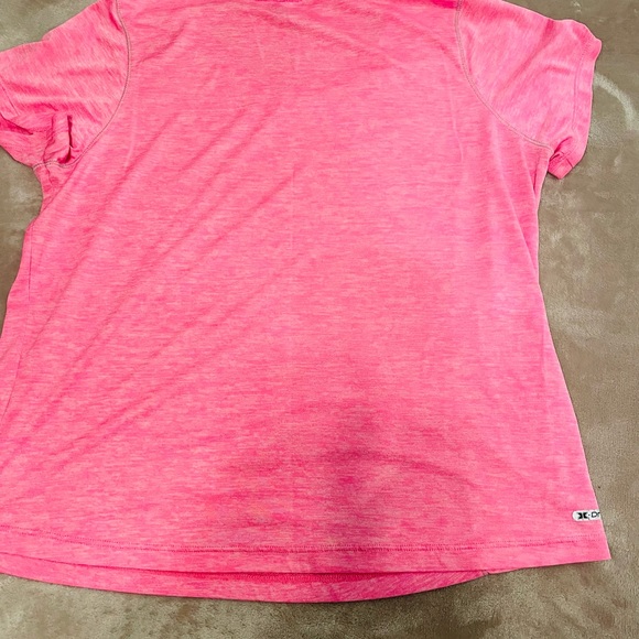 Pink Dri Fit v-neck short sleeved tshirt. 1X, $10 - Picture 2 of 5